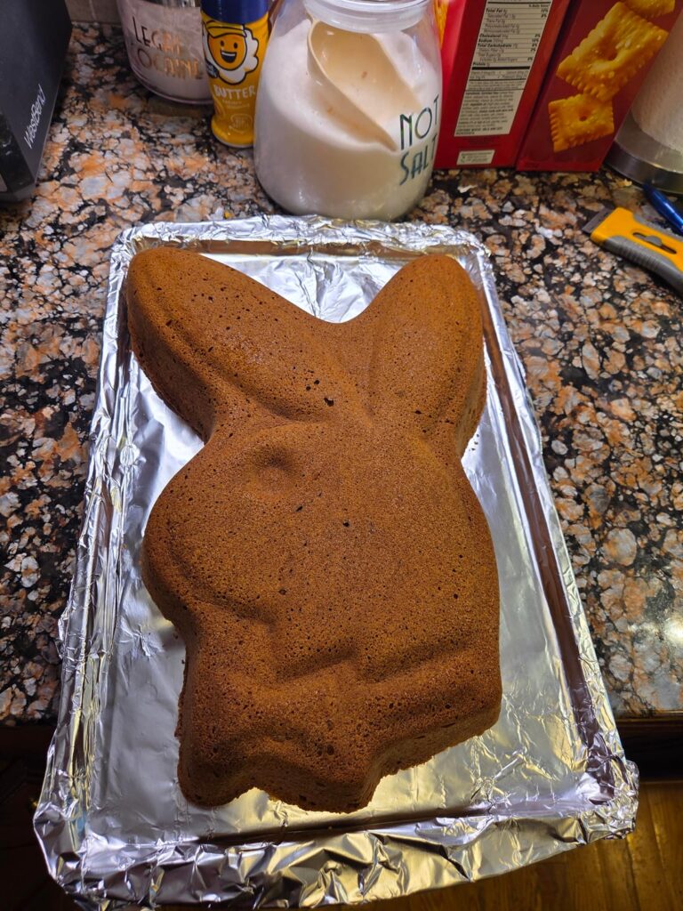 As is Tradition. My wife's Easter brownies.