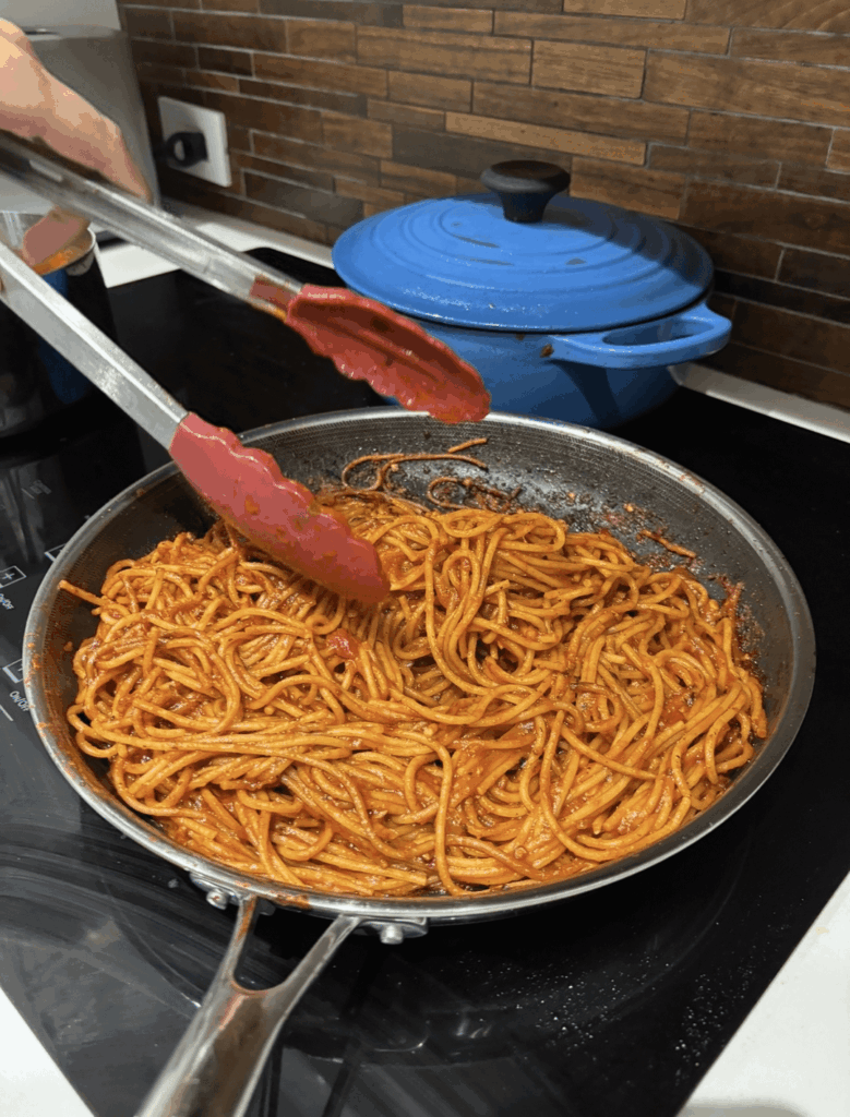 Spaghetti All'Assassina for dinner tonight!