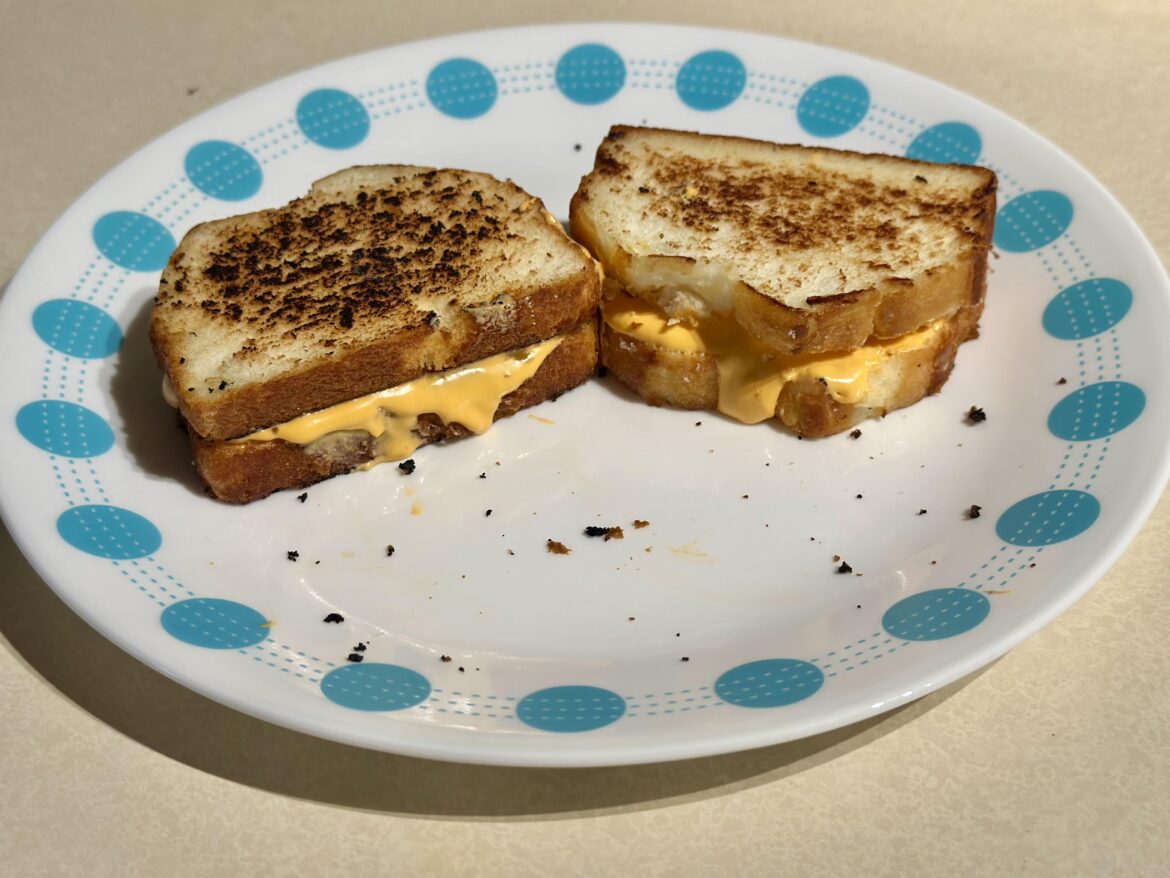 April fools “grilled cheese”