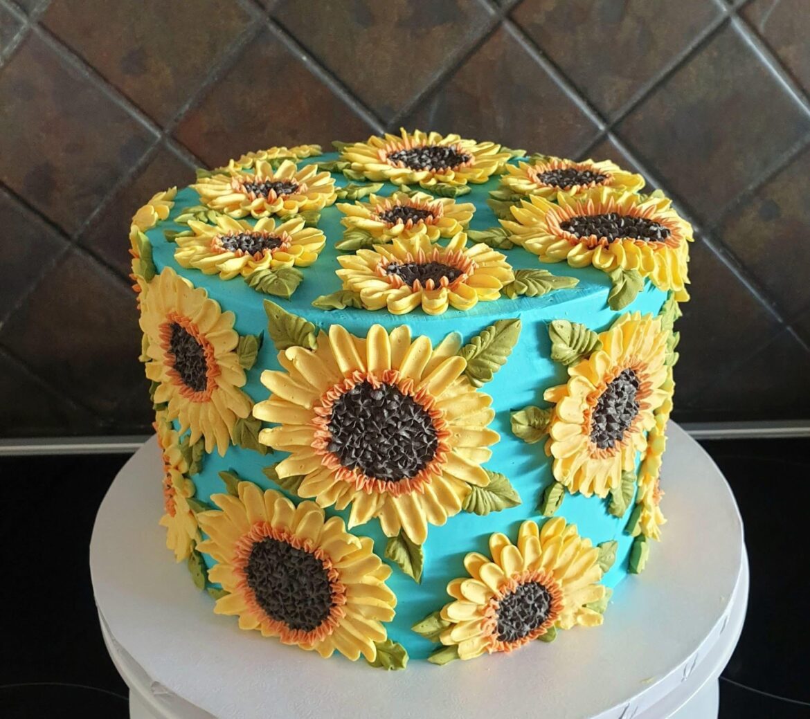 A sunny bunch of sunflowers, Van Gogh inspired!