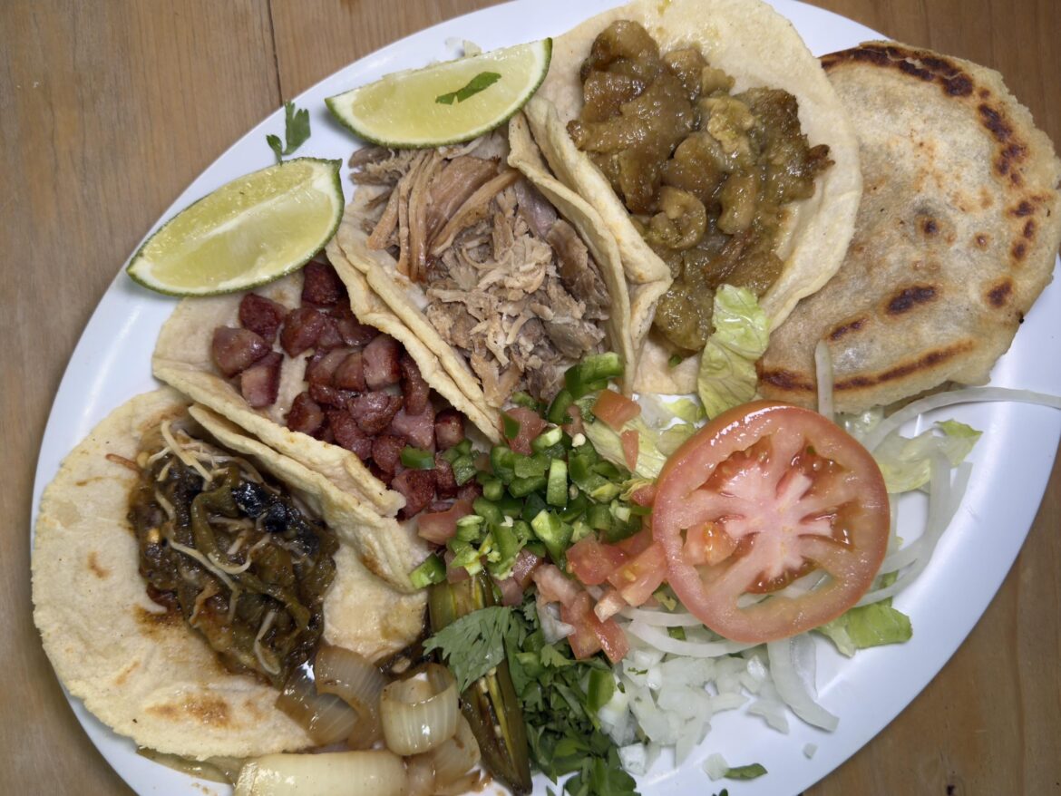 A plate at La Bamba Tacos in Plano, TX