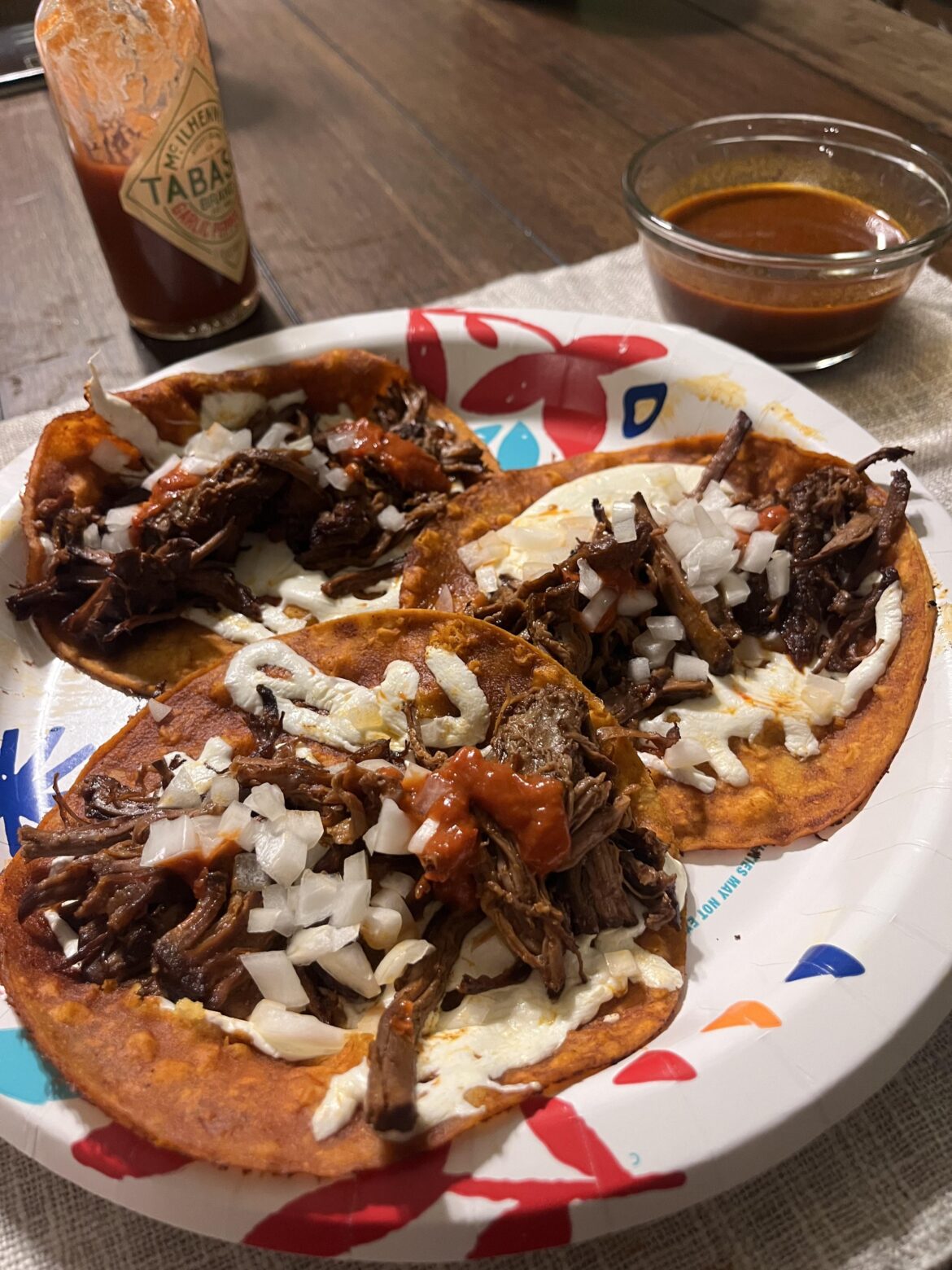 My third birria and I forgot to buy cilantro