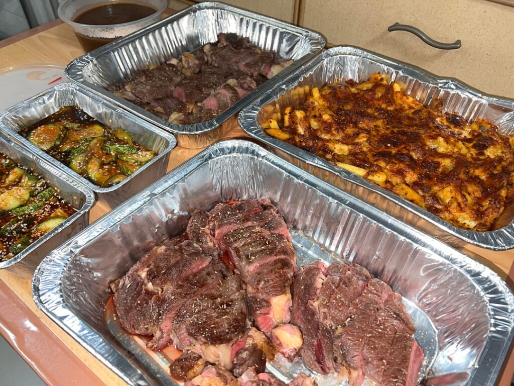 Sous Vide Ribeyes for a gathering