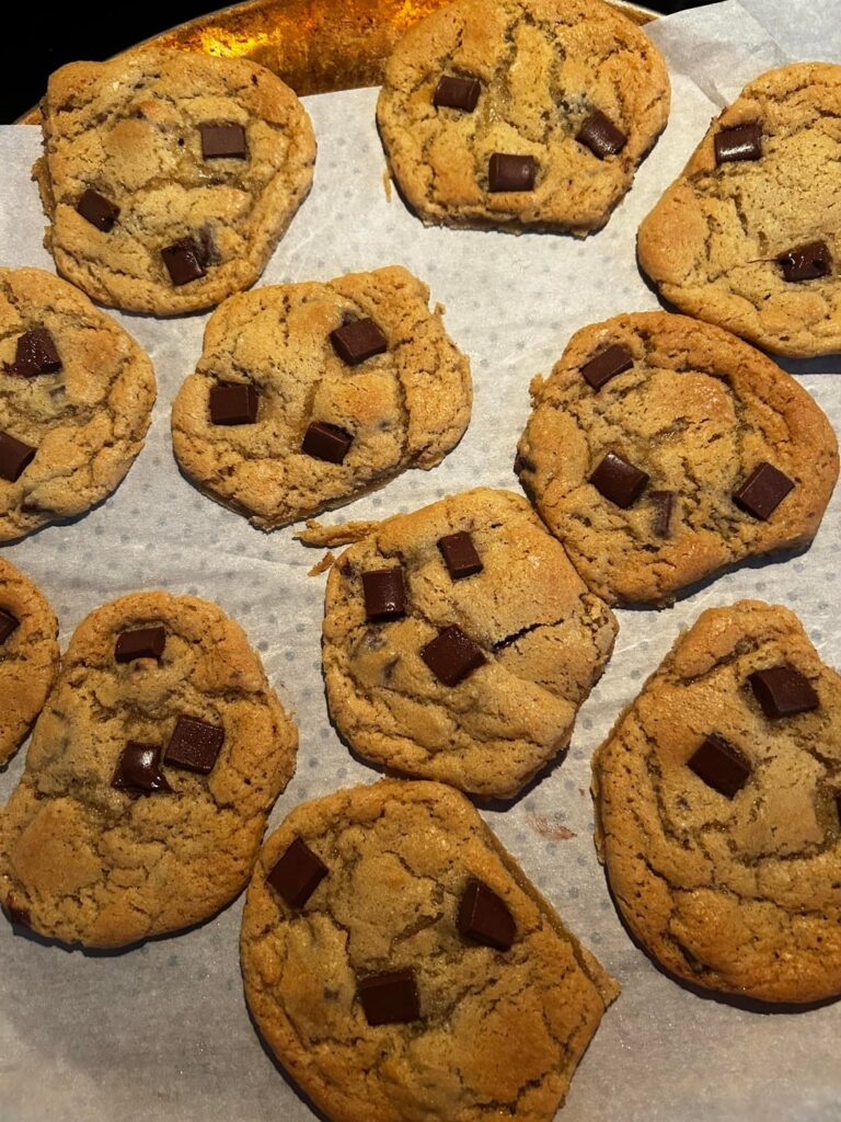 chocolate chunk discard cookies update!!!