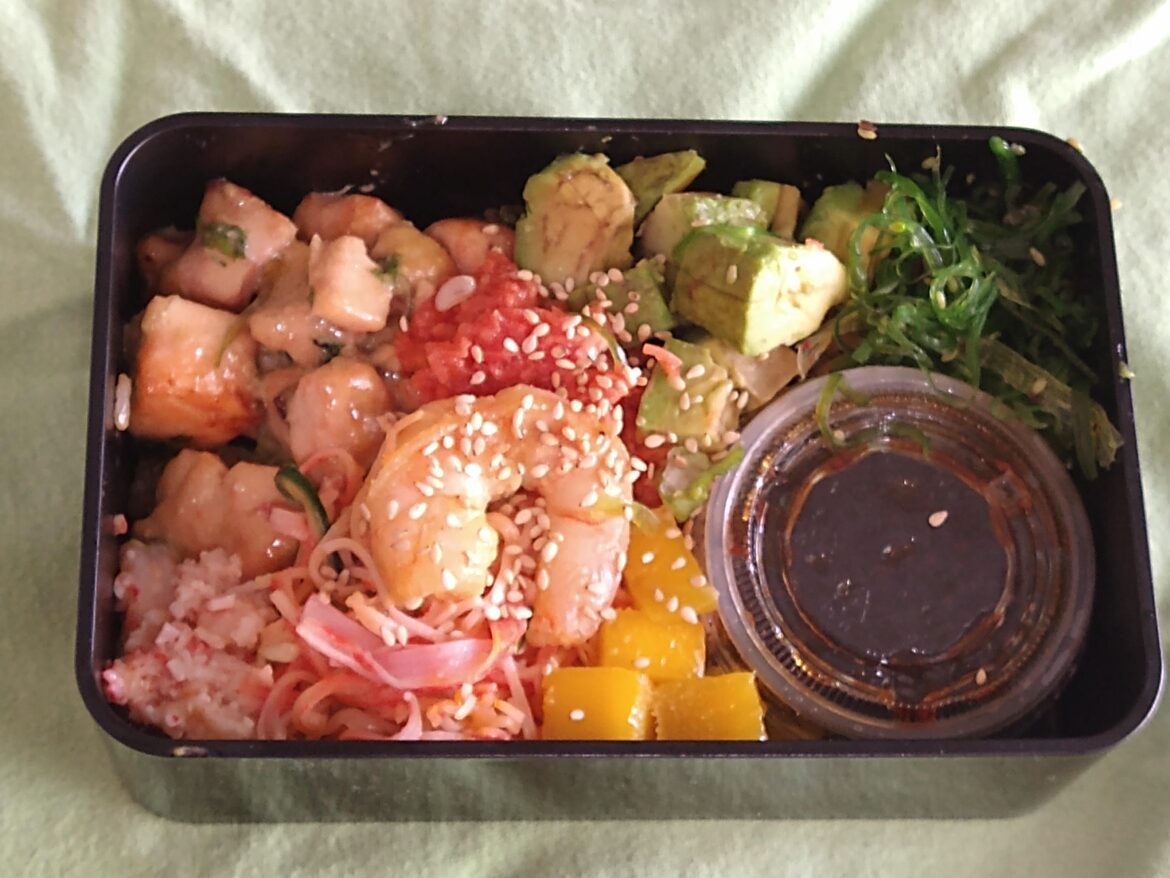 Ex poke bowl bento