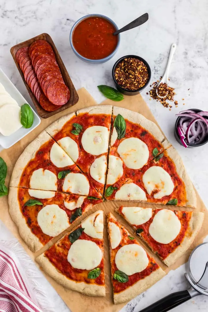 Gluten Free Pizza Dough - Photo Credit: Seasonal Cravings.