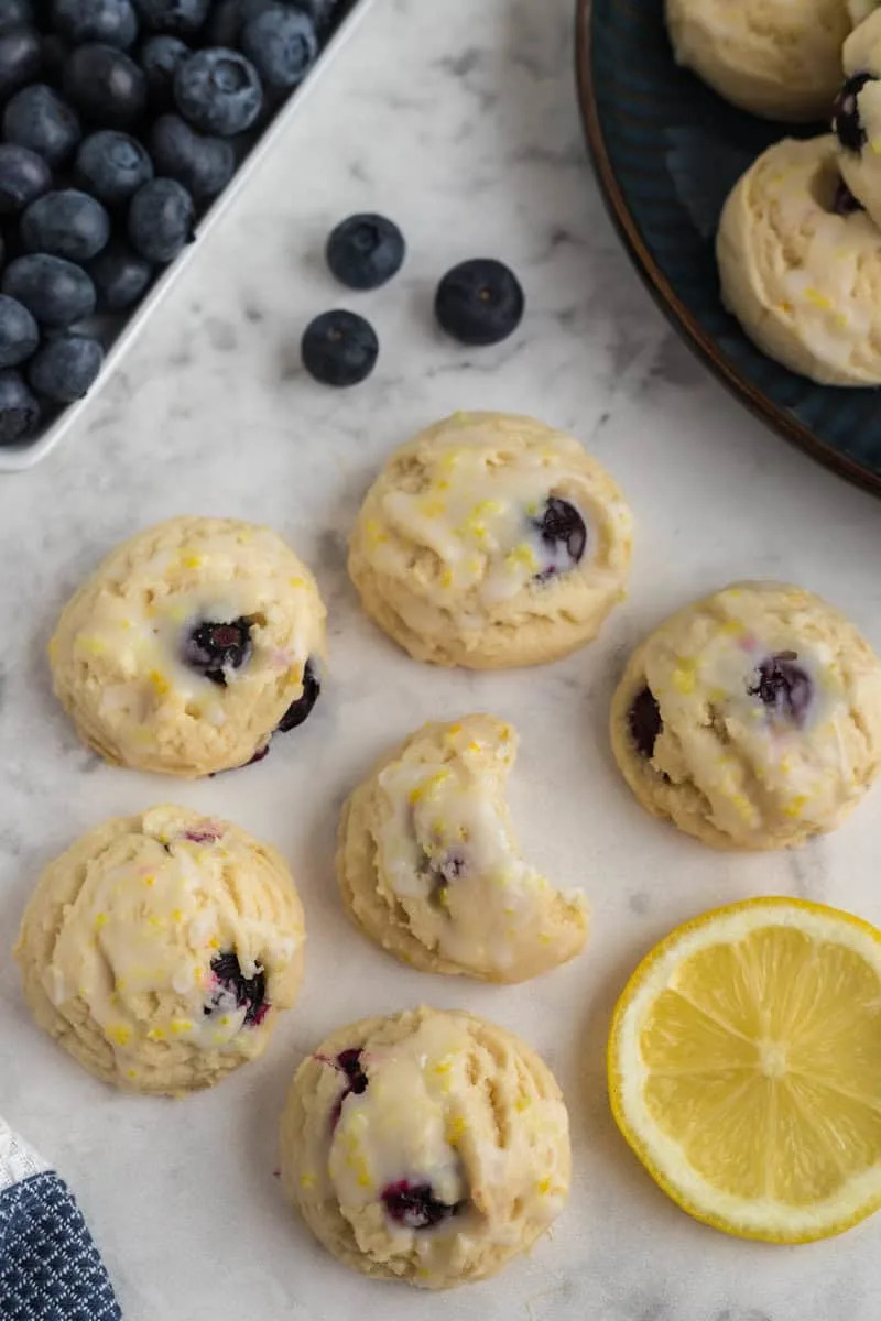Lemon Blueberry Cookies - Photo Credit: Seasonal Cravings.