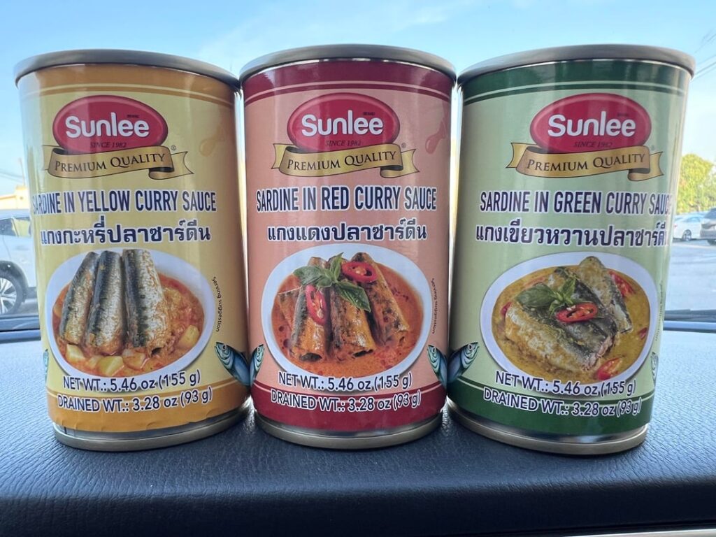 Anyone into spicy Thai Curry Sardines?