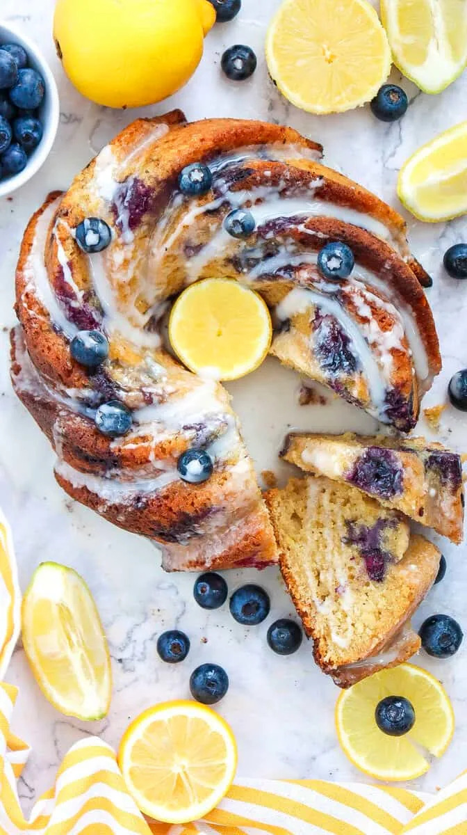 Lemon Blueberry Bundt Cake - Photo Credit: Seasonal Cravings.