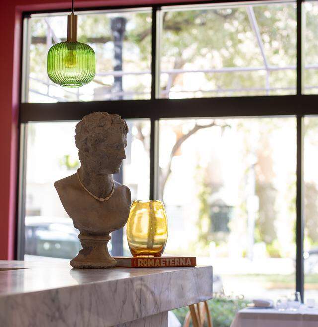 The interior of Cotoletta in Miami Beach.