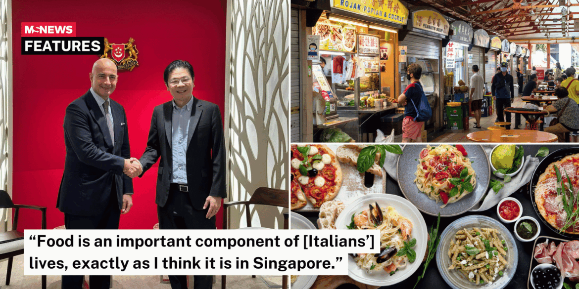 What Italian cuisine & S'pore hawker culture have in common, according to Italy's ambassador