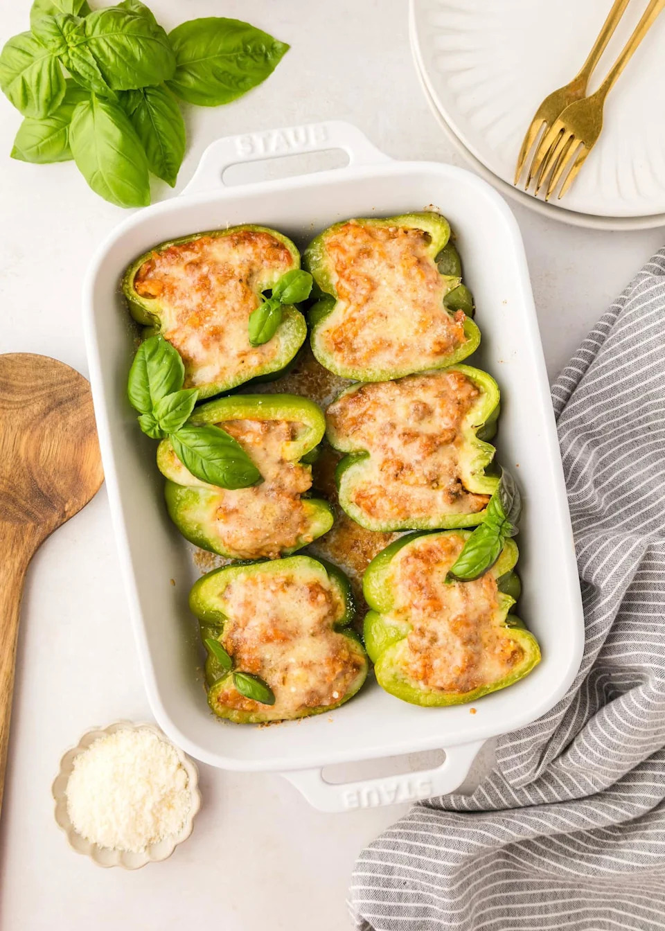 Italian Stuffed Peppers - Photo Credit: Living Chirpy.