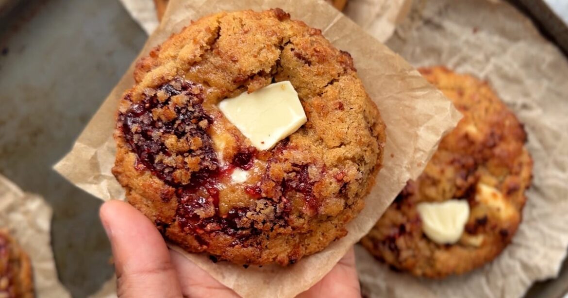 Jam & Buttered Toast Cookies