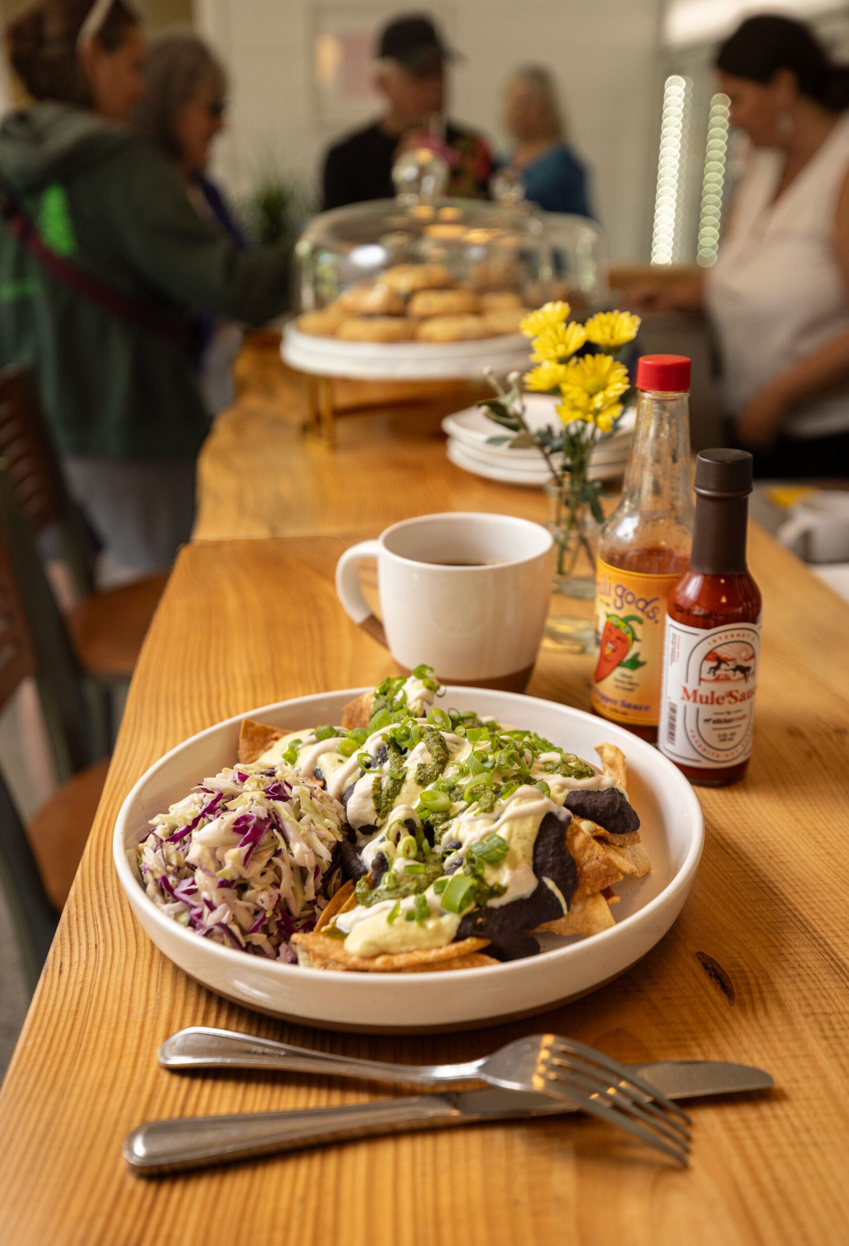 Cosmic Nachos at The Wild Poppy restaurant in Sebastopol