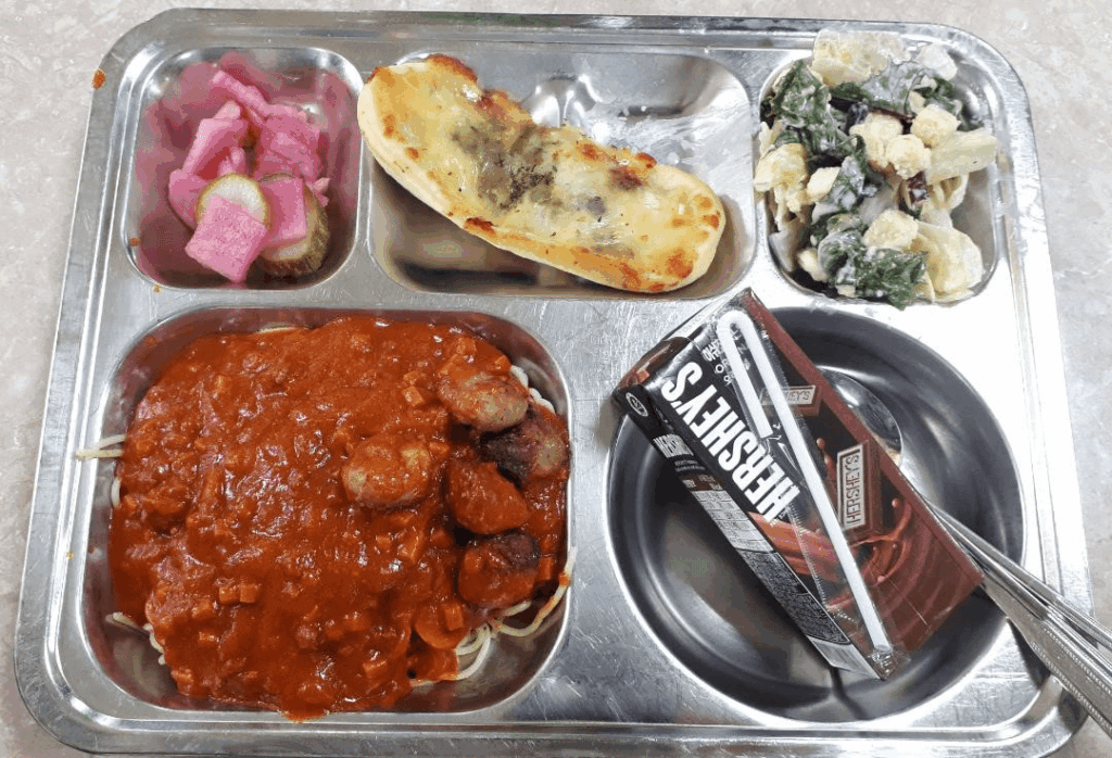 "Western school lunch" according to my school