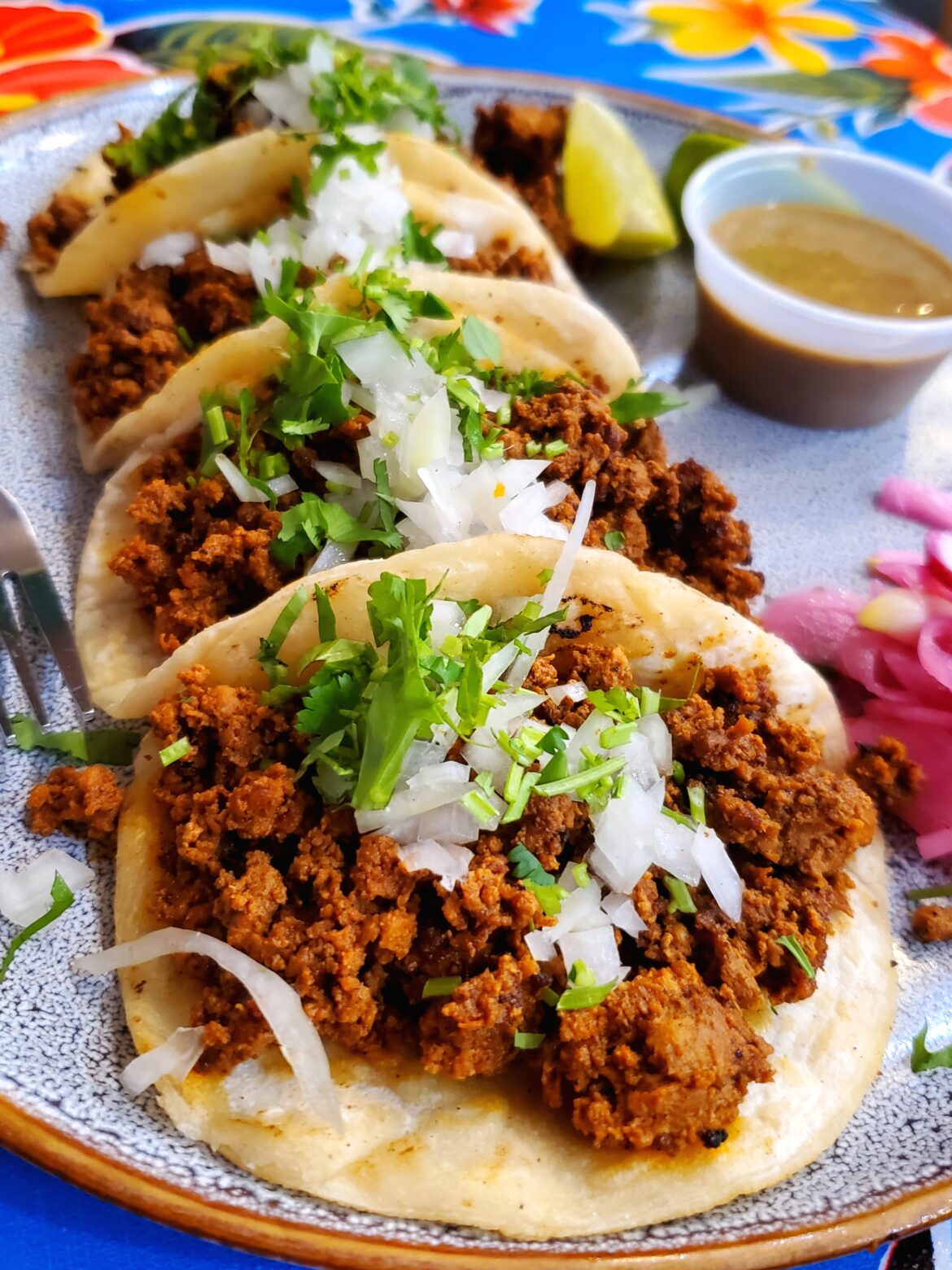 Chorizo Tacos @ Tacos El Lago