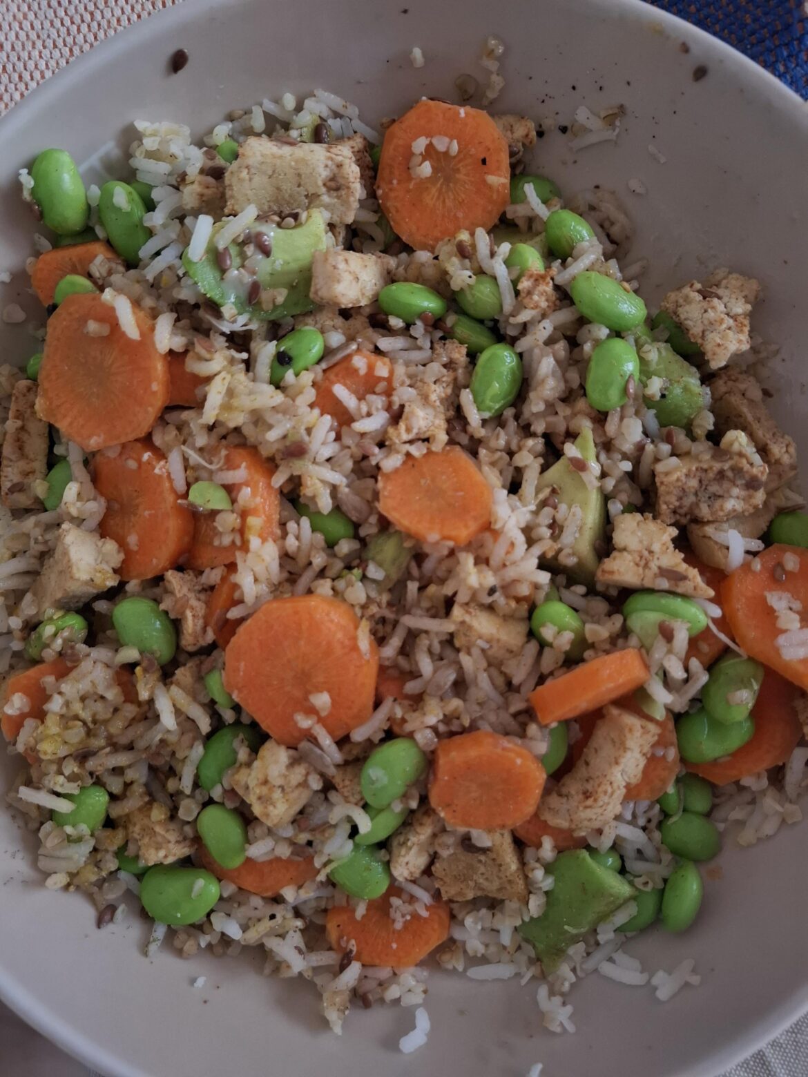 summer( sort of) rice dish