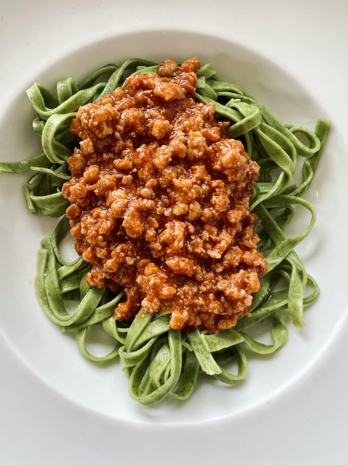 Nettle Tagliatelle with Ragù [OC]