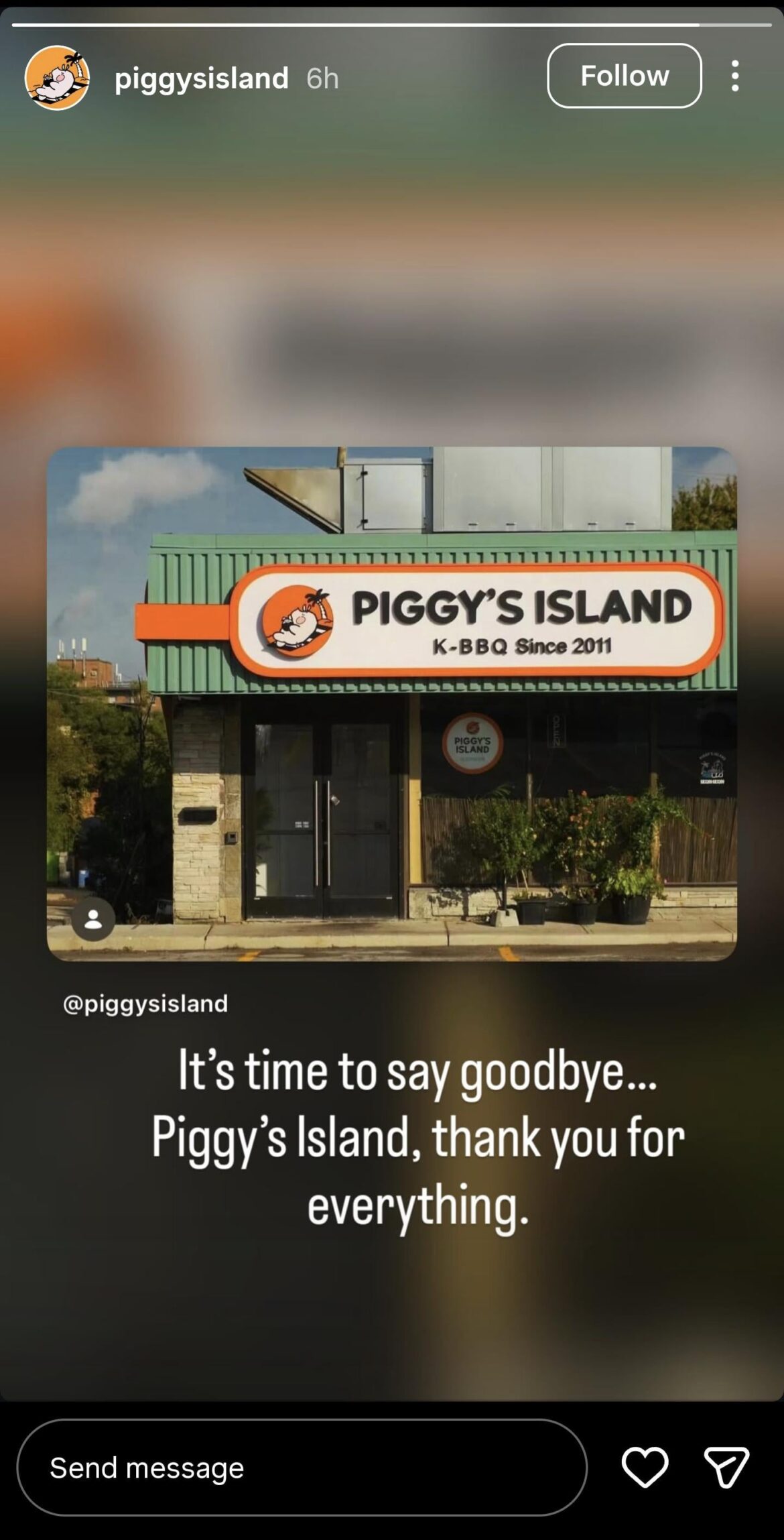 piggys is closing