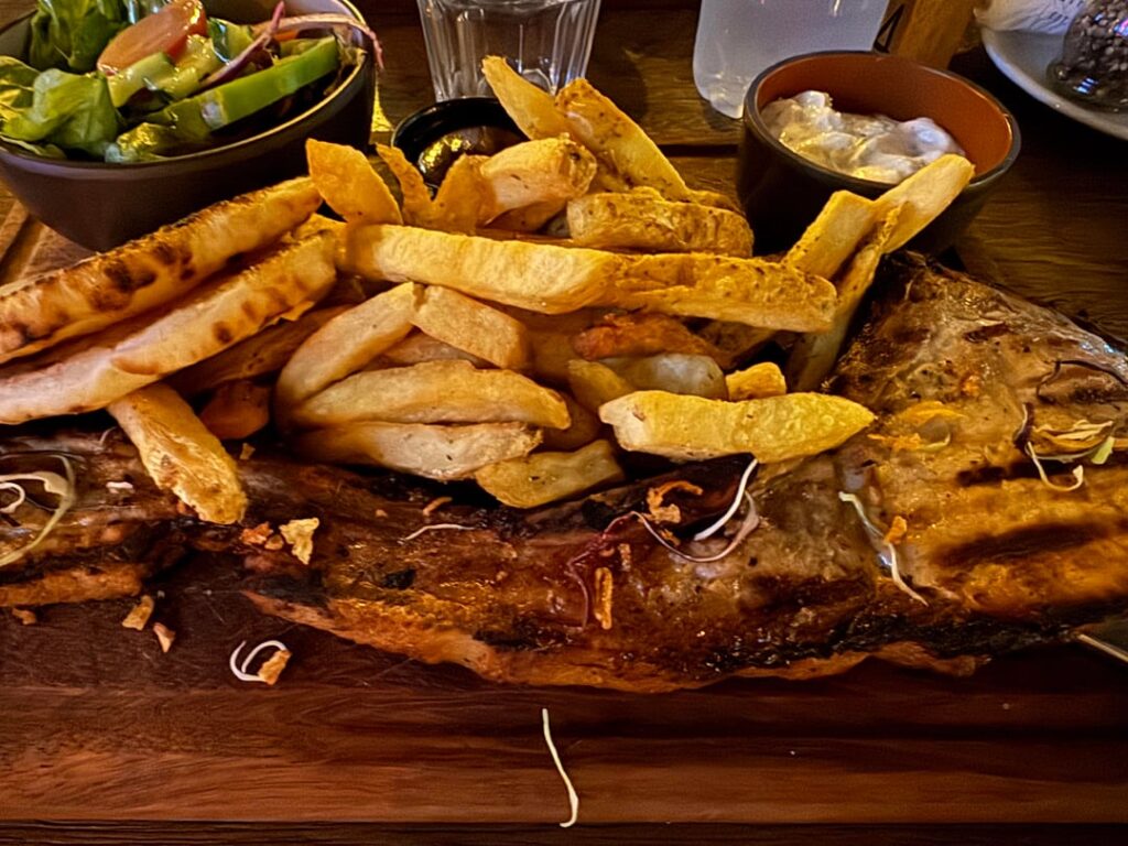 This pork chop was actually insane 😅