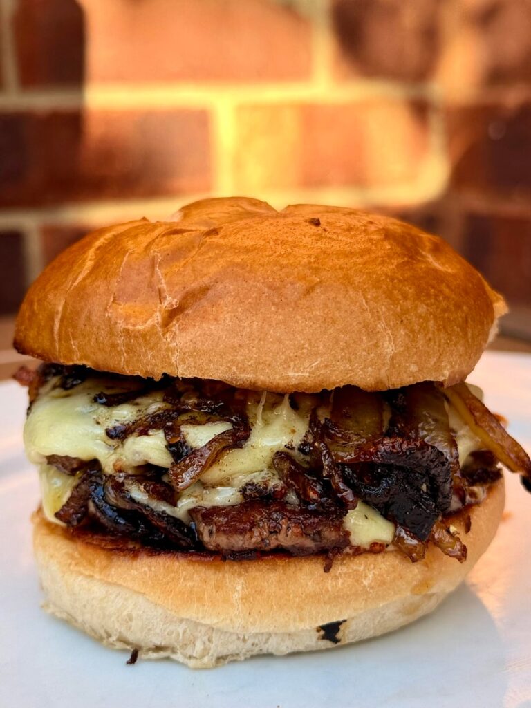 Tonight’s dinner - Double Cheeseburger off my grill.