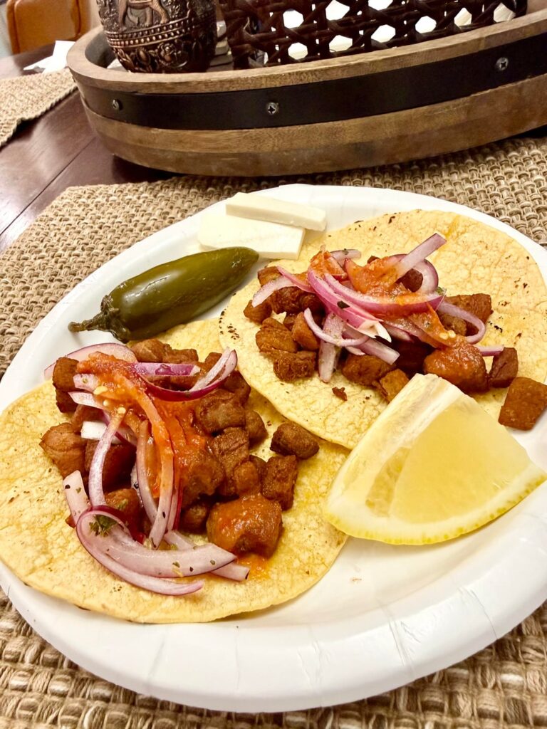Tacos de chicharrón