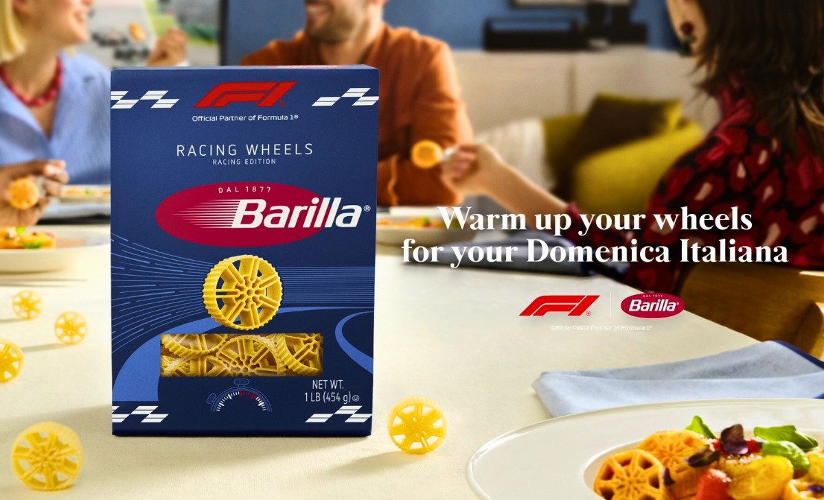 F1 fans can now eat like champions with Barilla’s new Racing Wheels pasta