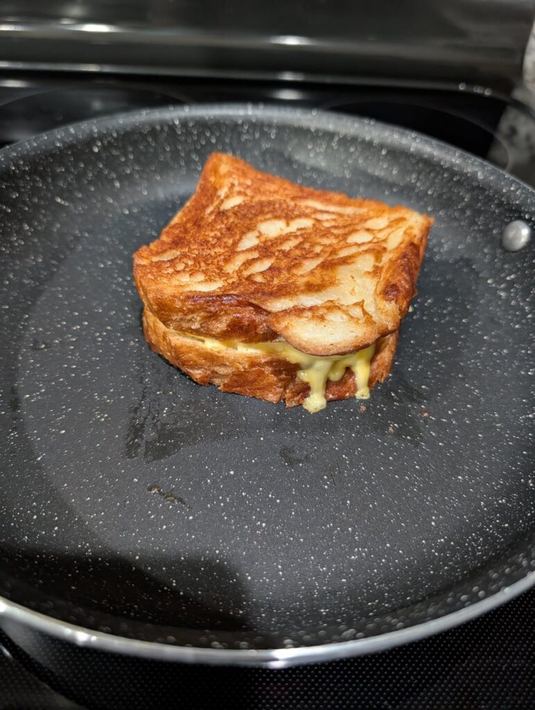 Does mac n cheese grilled cheese belong here?