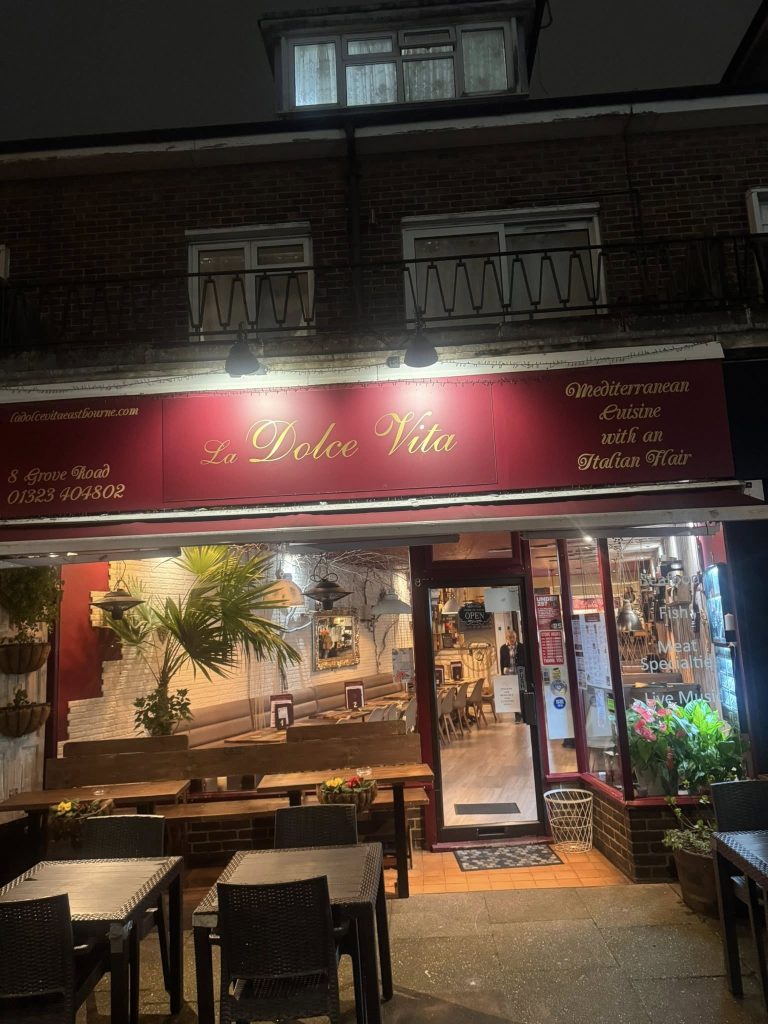 A TOP quality Mediterranean restaurant with an Italian flair – la Dolce Vita at 8 Grove Road A TOP quality Mediterranean restaurant with an Italian flair - la Dolce Vita at 8 Grove Road on Eastbourne Bournefree website