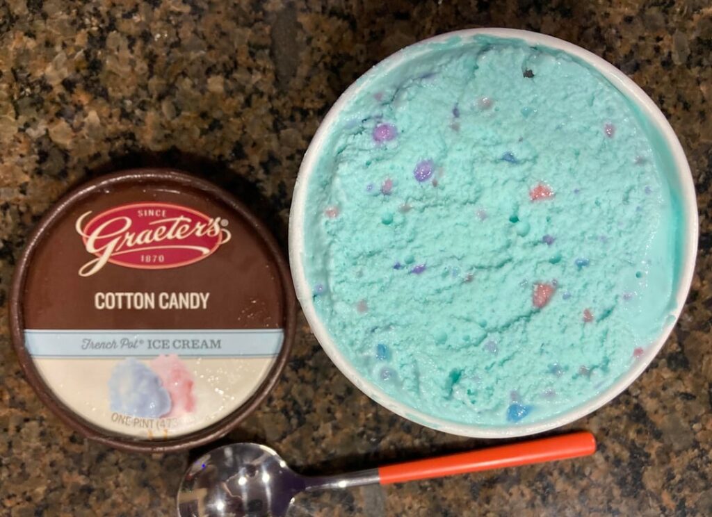 Graeter’s Cotton Candy: Toasted sugar meets high-end carnival whimsy
