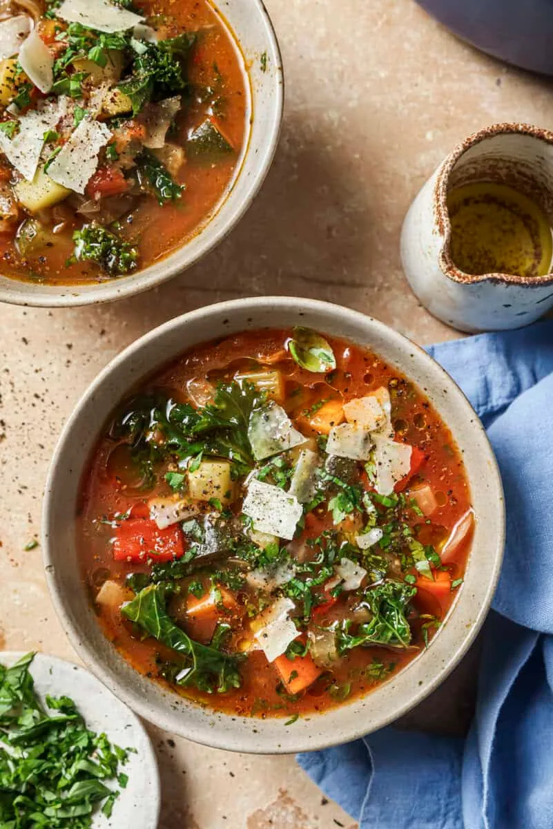 Mediterranean Vegetable Soup - Photo Credit: Seasonal Cravings.