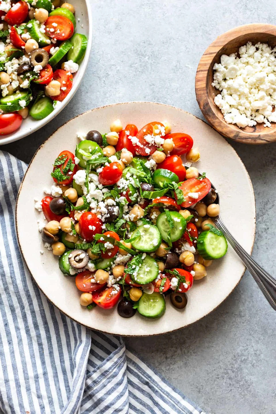 Mediterranean Chickpea Salad - Photo Credit: Seasonal Cravings.