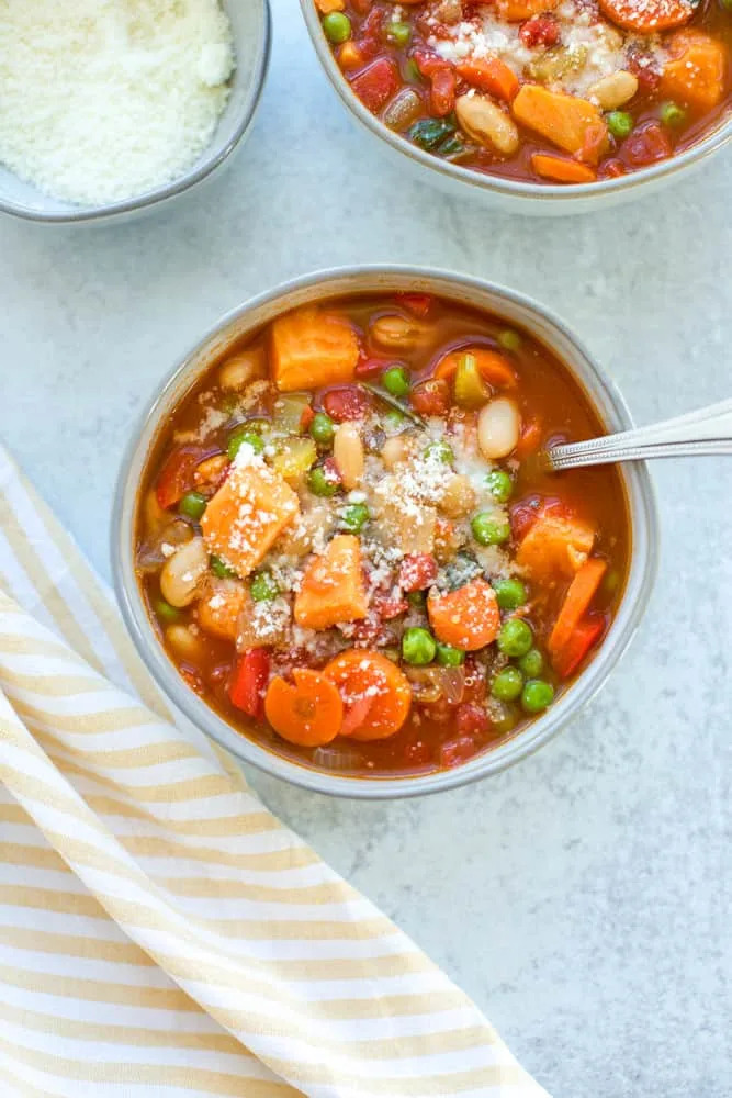 Easy Minestrone Soup - Photo Credit: Seasonal Cravings.