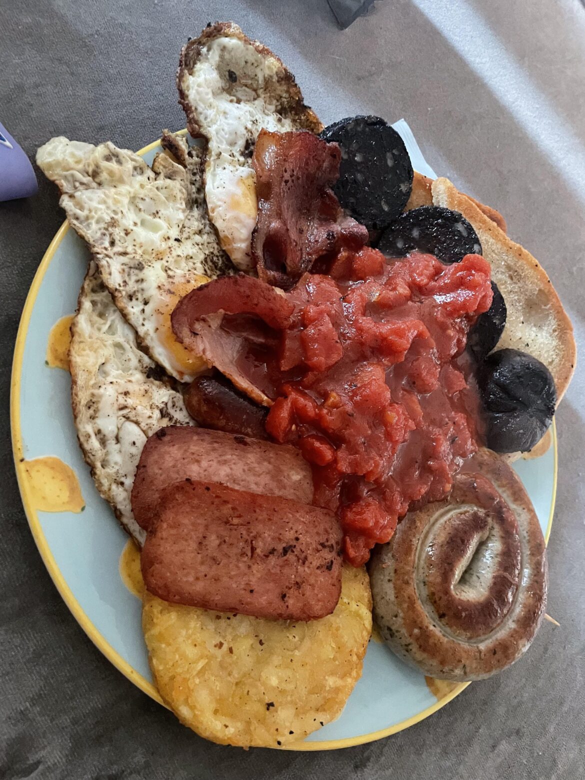 Fry up i made for my mum