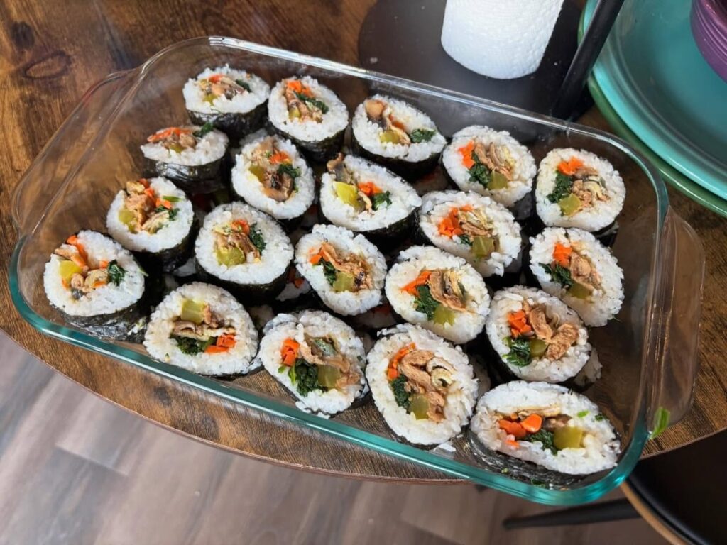 I hosted a Korean movie night/dinner party where I made 14 Korean dishes and we watched The Handmaiden!