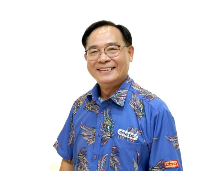 President of BBQ World Culture, Science and Technology Institute, Ju Sang-jip. Genesis BBQ Group