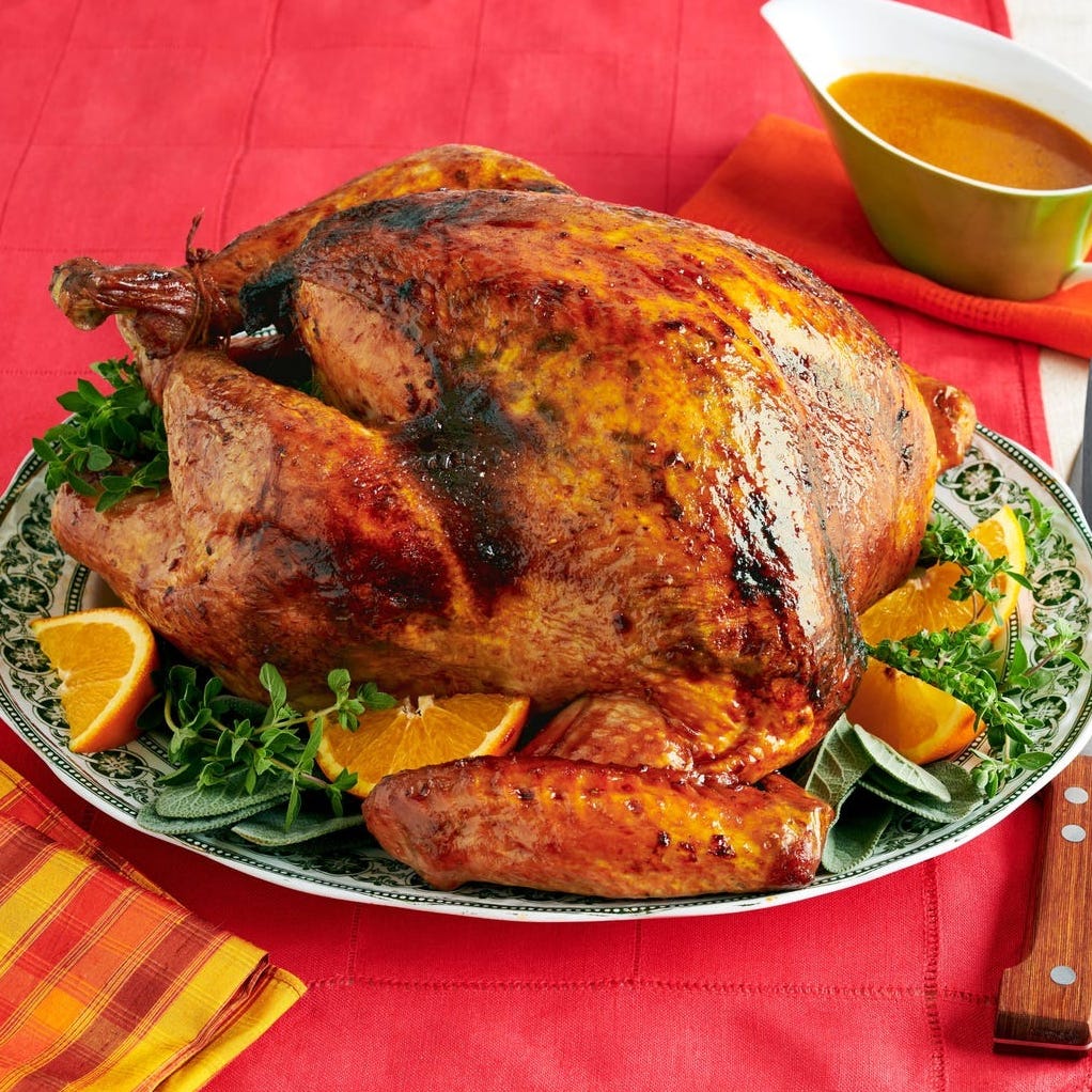 honey chipotle glazed turkey for non traditional christmas dinner