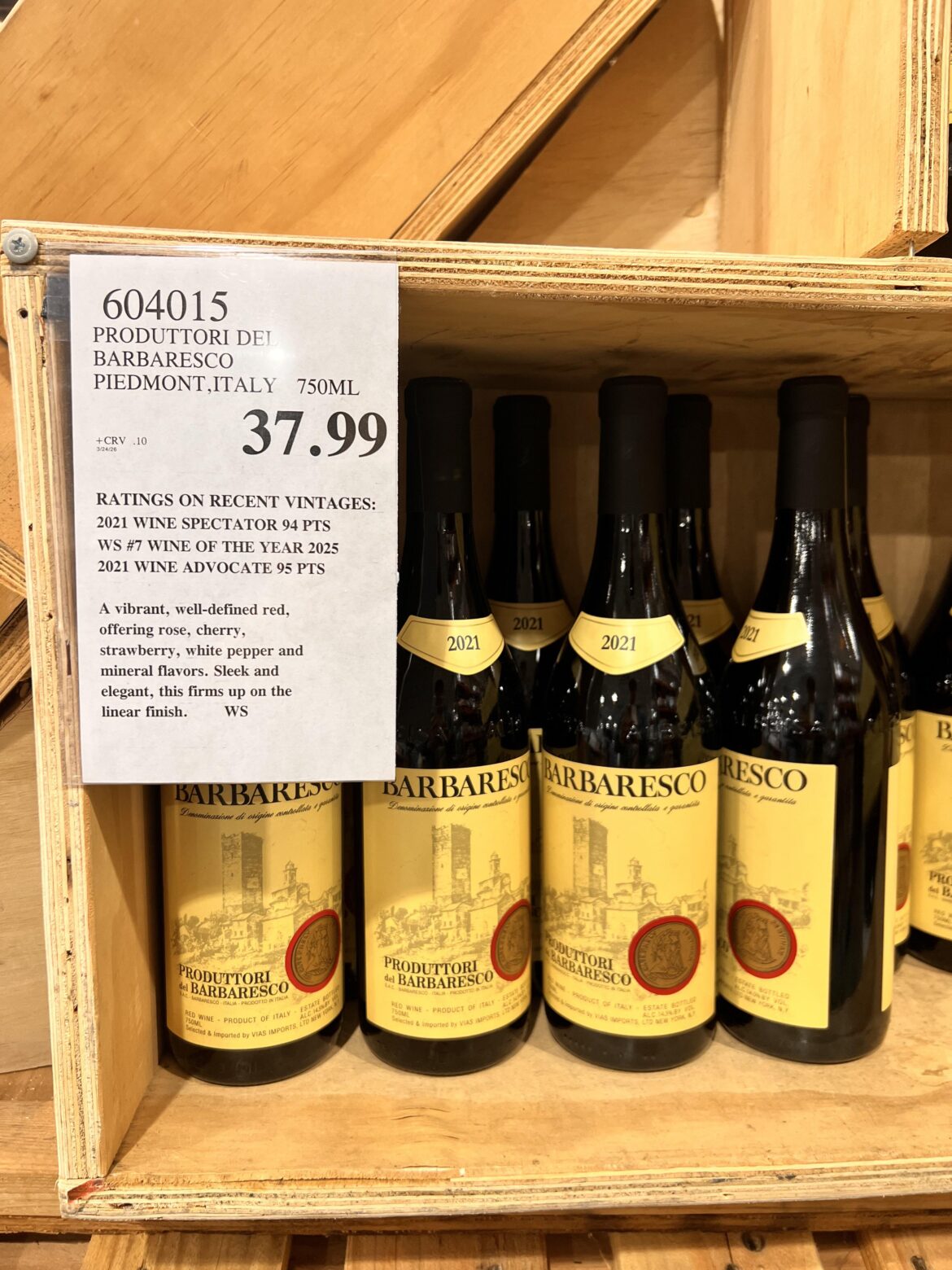 First time trying Barbaresco for an awesome price