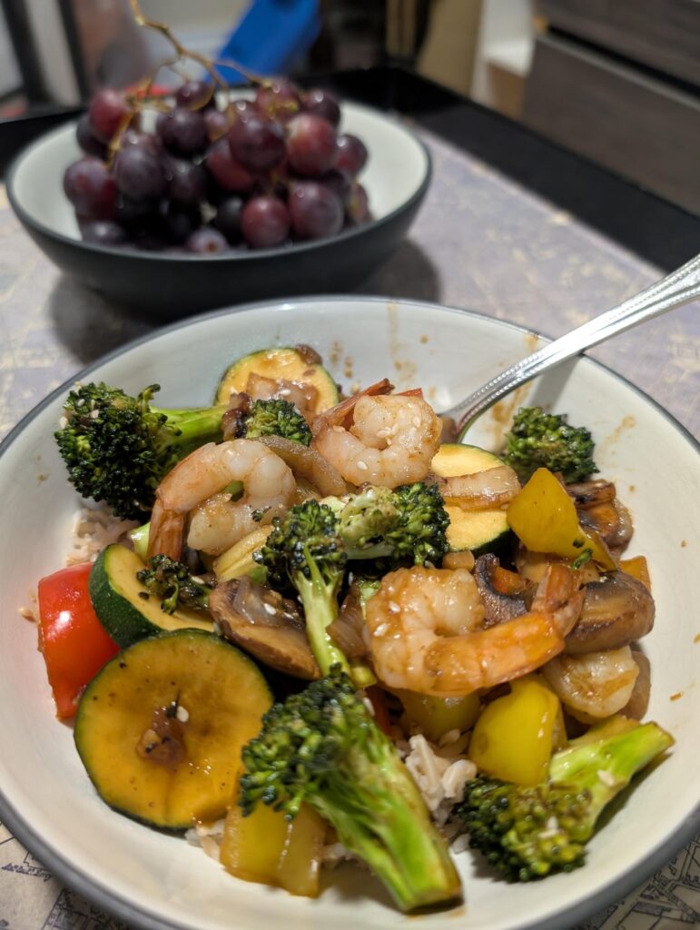 Trying my best during the school year!