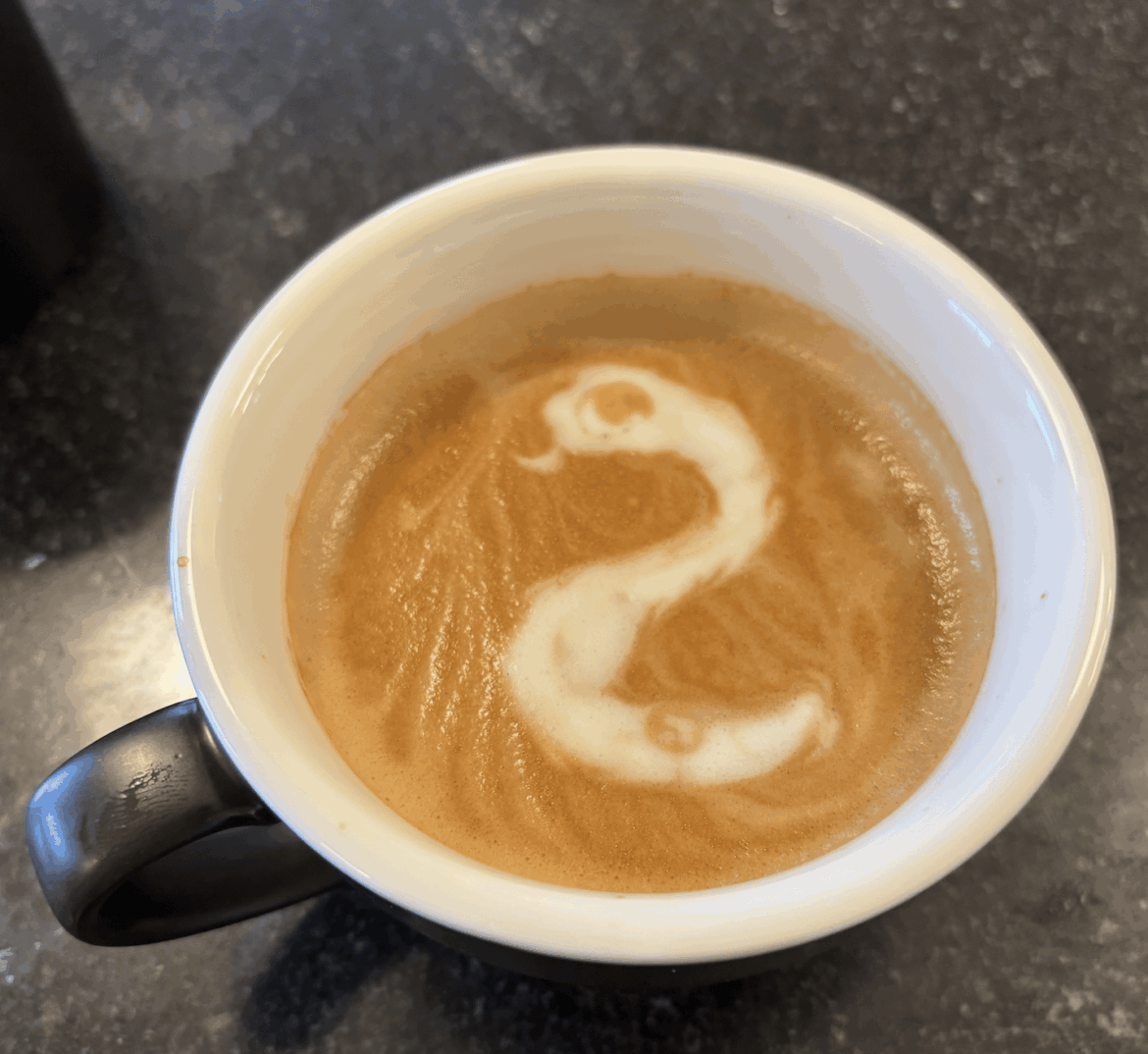 My kids asked for a "snake latte". Here's what I came up with