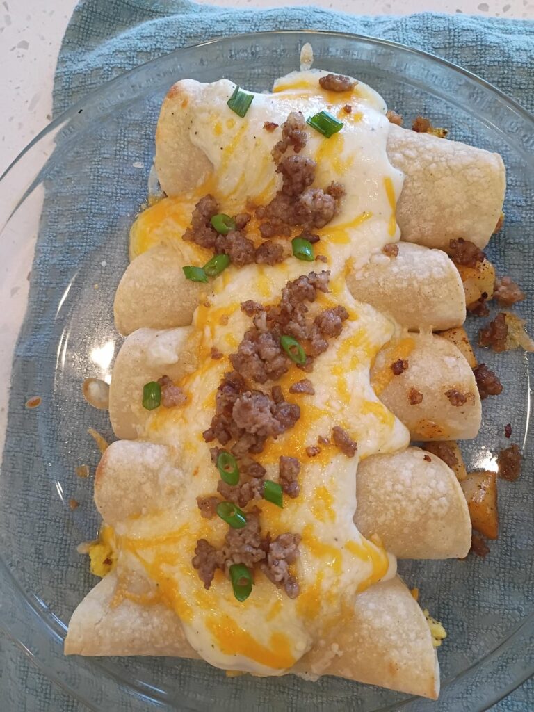 Would you eat my breakfast enchiladas?
