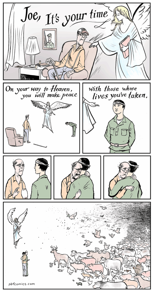 “The lives you’ve taken”