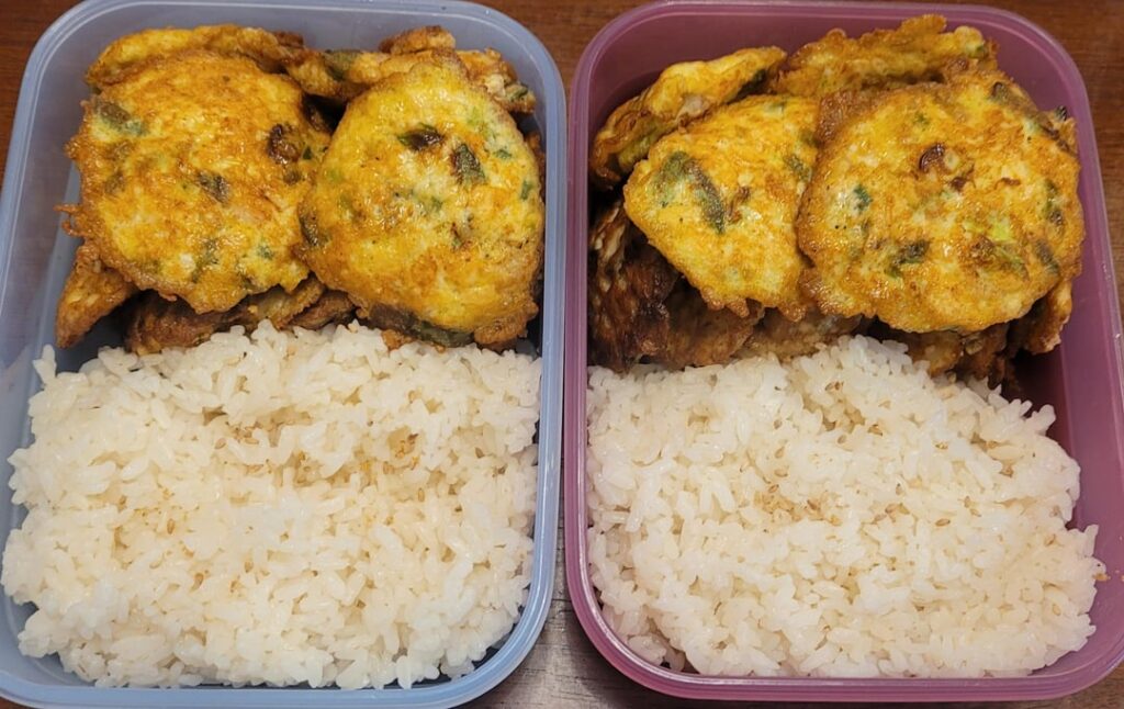 Korean Mom in Alaska—homemade shrimp tofu donggeurangttaeng lunch box