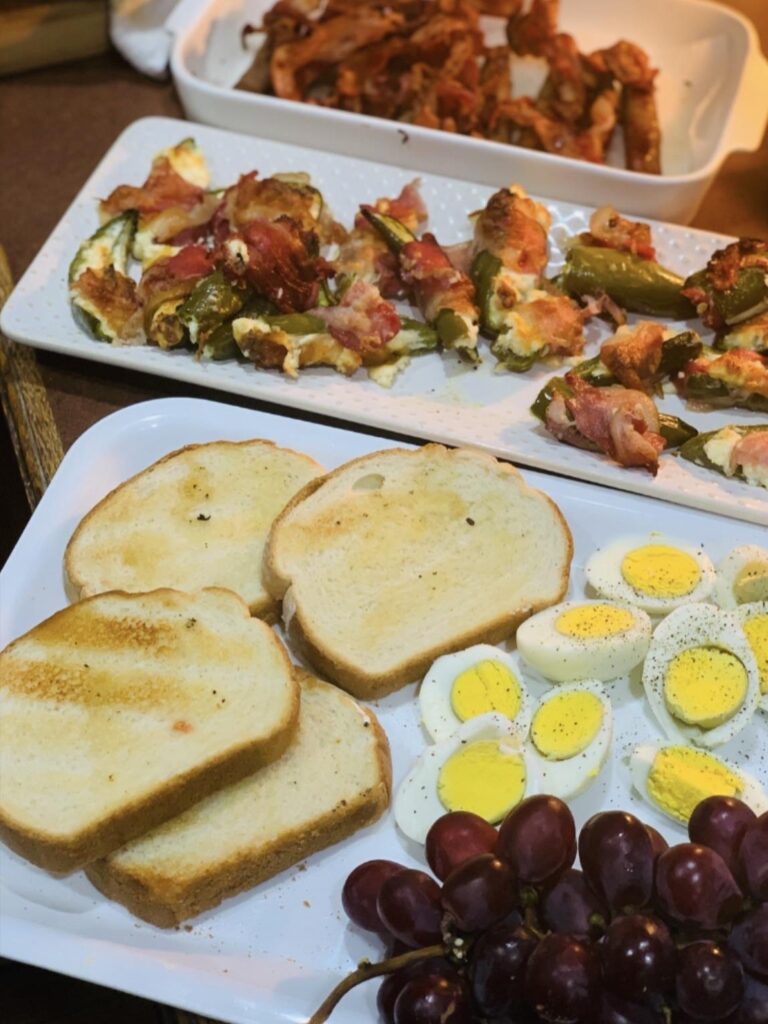 Weekday breakfast at home!