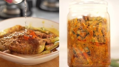 Moringa pickle recipe by masterchef Pankaj Bhadouria. (masterchefpankajbhadouria/Instagram)