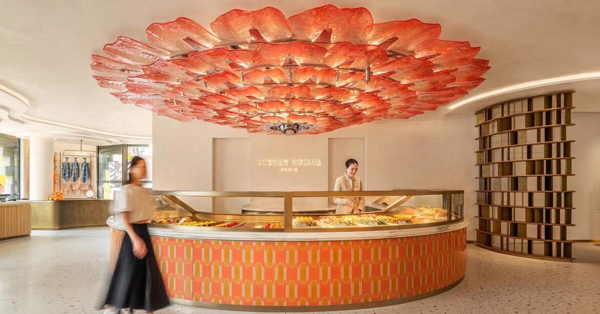 ccd reinterprets french pâtisserie as a tropical flagship in singapore