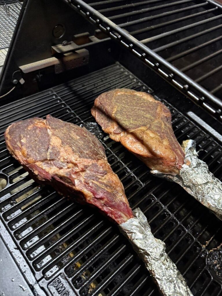 First Reverse Seared Tomahawk