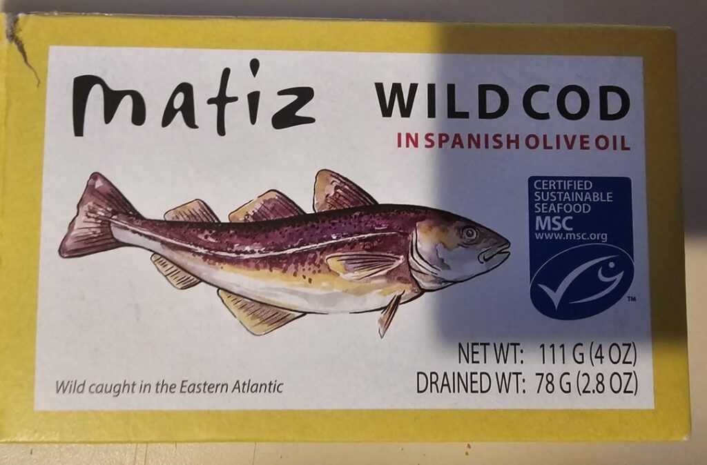 Matiz Wild Cod with Indomie ramen