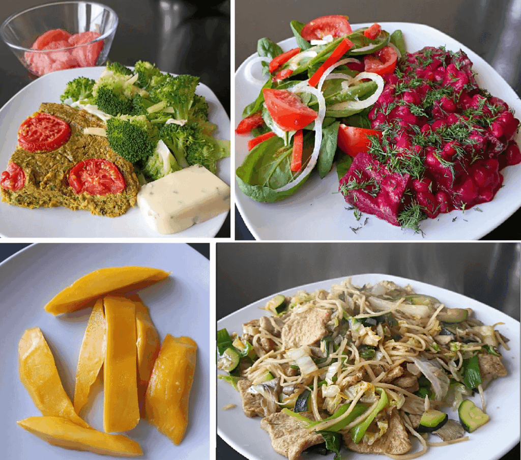 1205kcal and 90g protein, a high volume day of eating