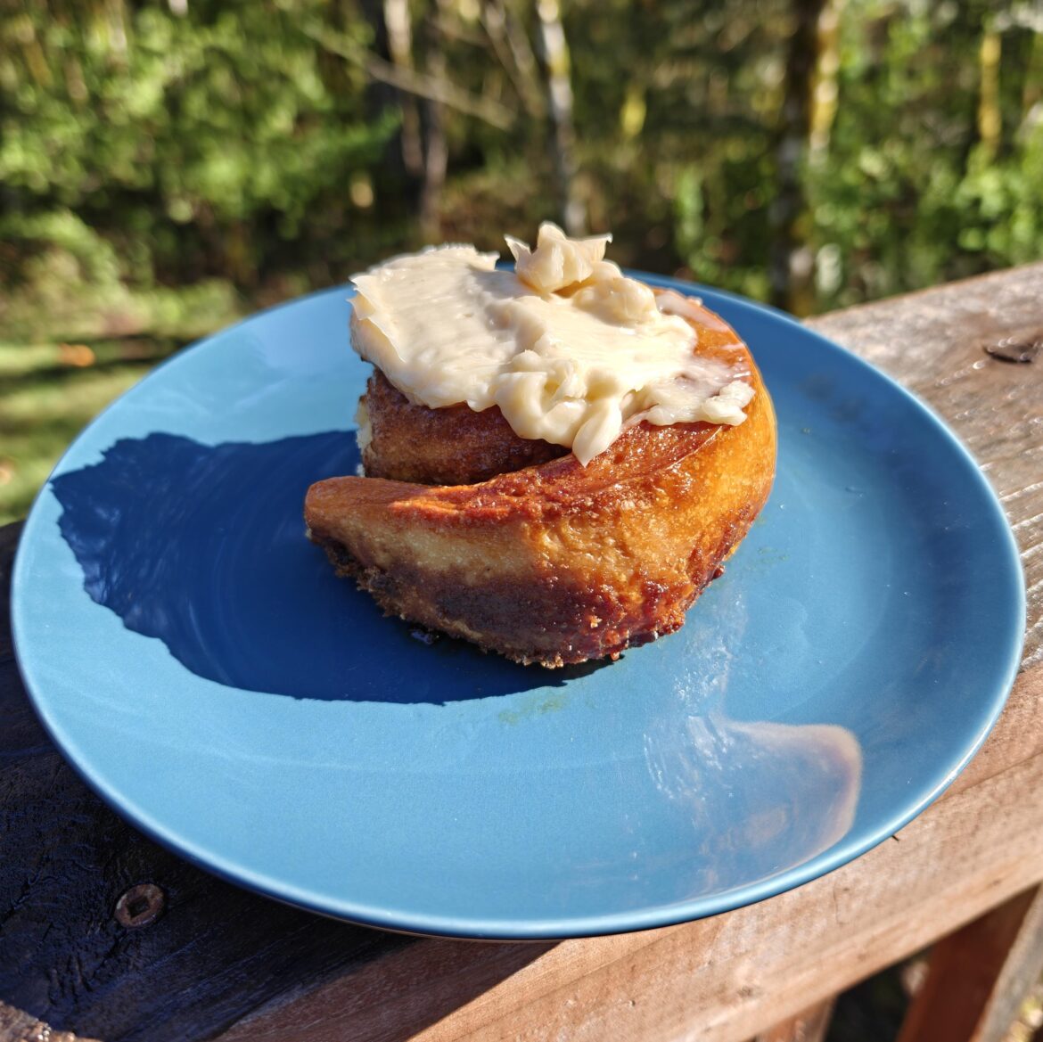 I *finally* did it: sourdough cinnamon rolls!